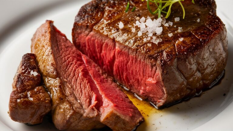 medium rare steak