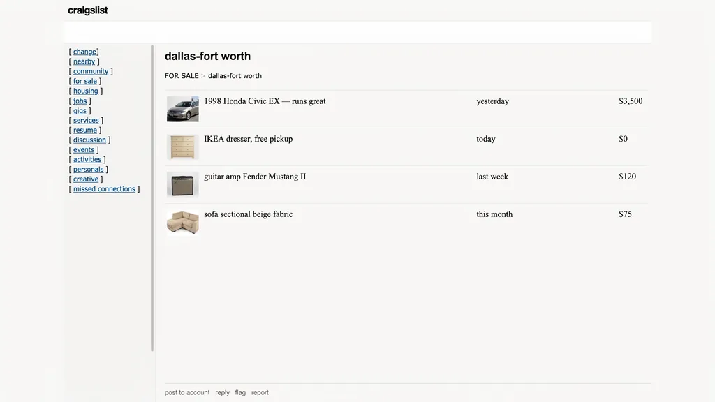 craigslist dallas